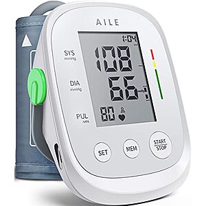 $17: AILE blood pressure machine Upper Arm Large Cuff (8.7"-16.5"Adjustable)