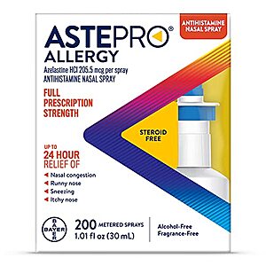 $19.76 w/ S&S: Astepro Nasal Spray, 24-Hour Allergy Relief, 200 Metered Sprays