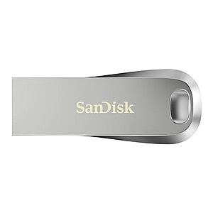 256GB SanDisk Ultra Luxe USB 3.1 Gen 1 Flash Drive $12.40