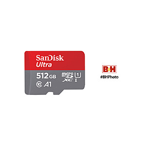 SanDisk 512GB Ultra UHS-I microSDXC Memory Card with SD Adapter - $60 FS at B&H Photo Video