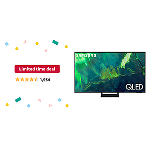 Limited-time deal: SAMSUNG 65-Inch Class QLED Q70A Series - 4K UHD Quantum HDR Smart TV with Alexa Built-in (QN65Q70AAFXZA) - $947.99