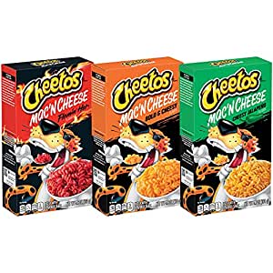 Amazon Cheetos Mac 'N Cheese, 3 Flavor Variety Pack, (12 Boxes) $8.86