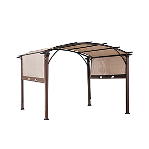 Living Accents Fabric Arched Pergola 10 ft. H x 10 ft. L - $349.99 - Free Ship to Store at Ace Hardware