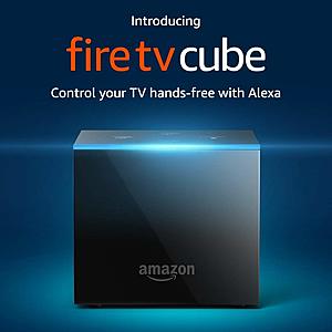 Amazon Fire TV cube $60 from Amazon