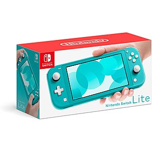 Nintendo Switch Lite Turquoise Refurbished $124 with promo code (Ebay)