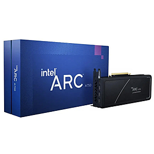 TikTok App: Select Accounts: Intel Arc A750 LE 8GB PCI Express 4.0 Graphics Card $150 & More + Free Shipping