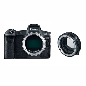 Canon R Mirrorless Digital Camera + Mount Adapter + 64GB SD Card + 1TB USB3.1 External HD + More $1399 + free s/h $1399.99