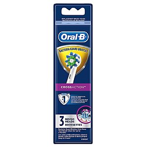 6-Ct Oral-B CrossAction Electric Toothbrush Replacement Brush Heads $55.25 + $40.70 Walgreens Cash w/ Free S/H