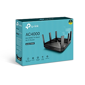 TP-Link AC4000 MU-MIMO Tri-Band Wi-Fi Router (Archer C4000) $79.99