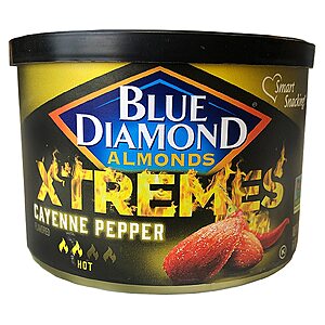 WALGREENS PICK UP: 4 Cans of BLUE DIAMOND EXTREME Almonds $11.98, get back $10 Virtual Visa Rebate