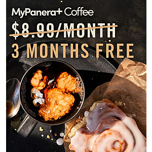 Panera 3 Months Free Coffee Subscription for Resubscribers