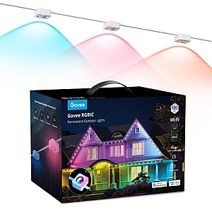 Govee Wi-Fi RGBIC Outdoor Permanent String Lights 100ft - $199 + Free Shipping