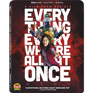 Everything Everywhere All At Once (4K UHD + Blu-ray + Digital) $10 + Free Store Pickup
