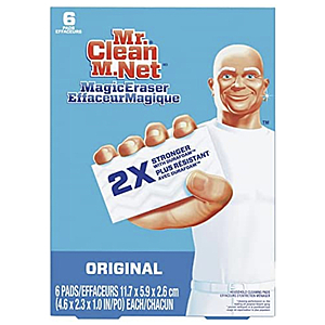 6-Count Mr. Clean Magic Eraser Cleaning Pads (Original) $3.60 w/ Subscribe & Save