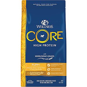 4-Lbs Wellness CORE RawRev Dry Dog Food (for Adult Small Breeds) $9.90 w/ S&S & More + Free S&H w/ Prime or $25+