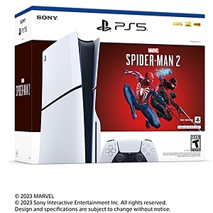 PS5® Console - Marvel’s Spider-Man 2 Bundle (slim) | Dell USA - $499