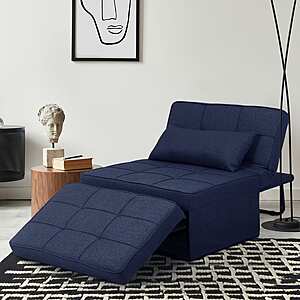 Ainfox 4-in-1 Twin Size Folding Ottoman/Lounge Chair (Various Colors) $170 + Free Shipping