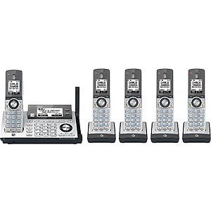 AT&T CLP99586 cordless 5 phones and answering machine expandable up to 12 phones with connect to cell, call screening, DECT 6.0, free shipping $59.46