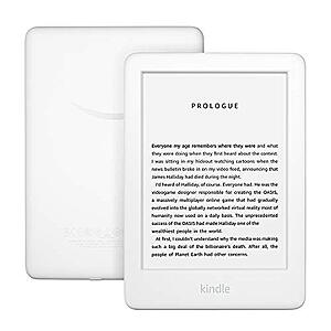 Kindle - Now with a Built-in Front Light - White - Ad-Supported - 2 for $80