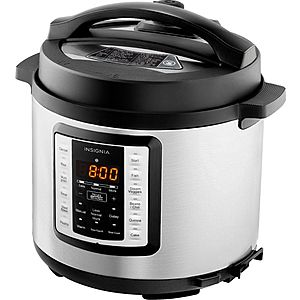 Insignia 6-Quart Multi-Function Pressure Cooker Stainless Steel NS-MC60SS9 - Best Buy $30