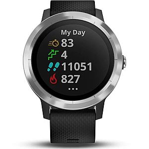 Garmin Vivoactive 3 GPS Smartwatch (Black/Stainless) $130 + Free Shipping