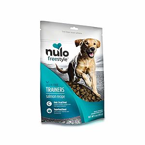 4-oz bag, Nulo Freestyle Grain-Free Salmon Recipe Dog Training Treats - $1.13 w/S&S and coupon, (As Low As - $0.80)