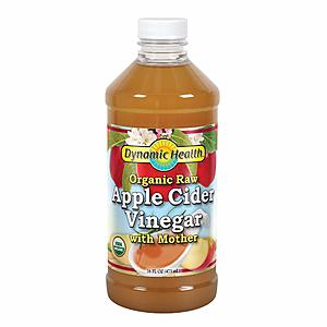 32-ounces Total, Dynamic Health Organic Raw Apple Cider Vinegar with Mother - $4.23 w/S&S and Multi-buy Discount
