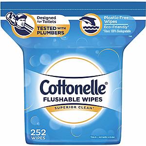 504-Ct Total, Cottonelle FreshCare Flushable Wipes (Alcohol Free) - $10.62 w/S&S and Multi-buy Discount, (As Low As - $8.97)