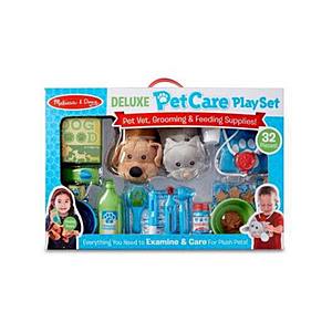 32-Piece Melissa and Doug Deluxe Pet Care Play Set $26 + 6% SD Cashback (PC Req'd) + Free Shipping