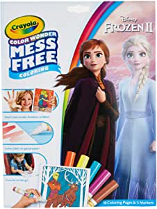 18-Page Crayola Frozen Color Wonder Coloring Book & 5 Mess-Free Markers $3.50 & More + Free Shipping w/ Walmart+ or $35+