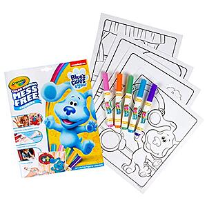 18-Page Crayola Color Wonder Mess Free Coloring Book & 5 Markers (Blue's Clues & You!) $3.60