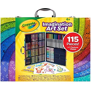 115-Piece Crayola Imagine Art Set w/ Case $15 & More + Free Store Pickup or Free Shipping w/ Walmart+ or $35+