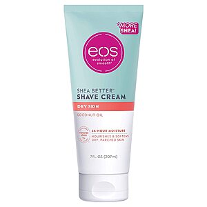 7-Oz eos Shea Better Dry Skin Shaving Cream for Women (w/ Coconut Oil) $3 + Free Shipping w/ Prime or $25+