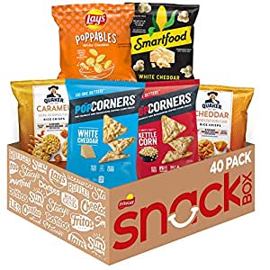 40-Pack Frito-Lay Snack Box (Popped & Crisps) $14.25 + Free Shipping w/ Prime or $25+