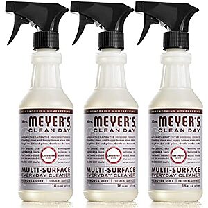3-Pack 16-Oz Mrs. Meyer's Multi-Surface Cleaner Spray (Lavender) $8.35 + Free Shipping w/ Prime or $25+