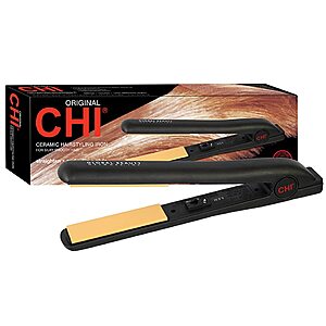 CHI Original Ceramic Hair Straightening Flat Iron (1" Plates) $40 + Free Shipping