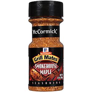 3.5-Oz McCormick Grill Mates Smokehouse Maple Seasoning $1.55 w/ S&S + Free S&H w/ Prime or $25+
