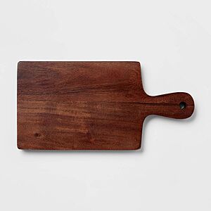 10" x 5" Threshold Wooden Single Serve Mini Cheese Board $3.50 & More +Free Store Pickup