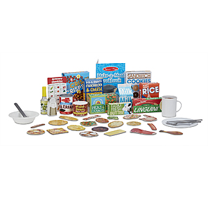 52-Piece Melissa & Doug Deluxe Kitchen: Cooking & Play Food Set $15 + Free Shipping w/ Walmart+ or $35+