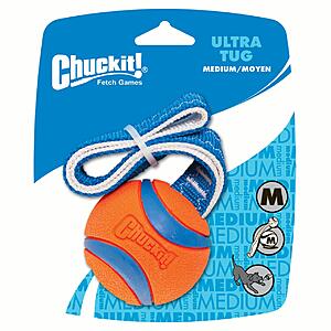 Chuckit! Ultra Rugged Rubber Ball Dog Tug Toy (Medium) $5.10 + Free Shipping w/ Prime, Walmart+ or $25+