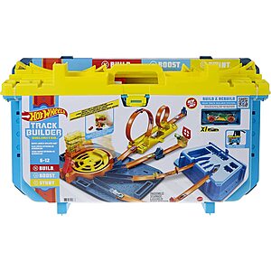 Hot Wheels Track Builder Unlimited Rapid Launch Builder Box $21 & More