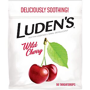 90-Count Luden's Wild Cherry Throat Drops $3.20 w/ S&S + Free S&H w/ Prime or $25+