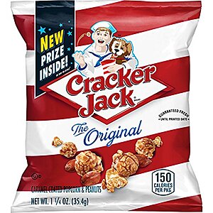 30-Pack Cracker Jack Original Caramel Coated Popcorn & Peanuts $8.55 w/ Subscribe & Save