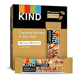 12-Count 1.4-Oz KIND Bars (Caramel Almond & Sea Salt) $7.65 w/ Subscribe & Save