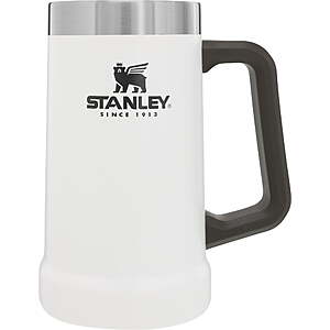 24-Oz Stanley Adventure Big Grip Stainless Steel Insulated Beer Stein (White) $14.97 + Free S&H w/ Walmart+, Prime or $25+