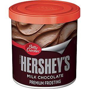 8-Pack 16-Oz Betty Crocker Gluten-Free Frostings (Hershey's Milk Chocolate or Cream Cheese) $11.15 w/ S&S + Free S&H w/ Prime or $25+