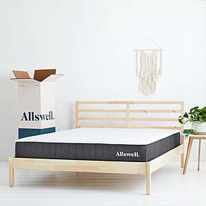 The Allswell 10" Bed in a Box Hybrid Mattress: Twin $177, Queen $247, King $297 & More + Free Shipping