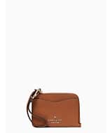 Kate Spade Leila Small Card Holder Wristlet (Gingerbread, Black, or Yellow) $31.20 + Free Shipping