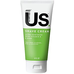 6-Oz BIC US Shaving Cream For Men and Women (w/ Aloe, Vitamin E, and Argon Oil) $1.88  w/ S&S + Free Shipping w/ Prime or on $25+