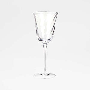 Crate & Barrel Lucia Tulip Crystalline Wine Glass (Red or White) $4 + Free Shipping